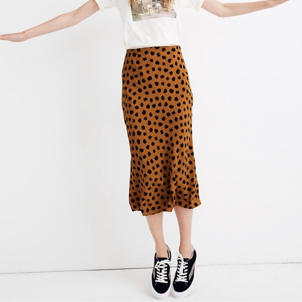 Madewell Cheetah Print Skirt